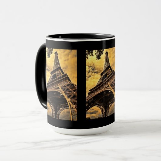 Eiffelturm-Sehenswürdigkeit Tasse (Vorderseite Links)