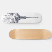 Eiffelturm Skateboard (Horizontal)