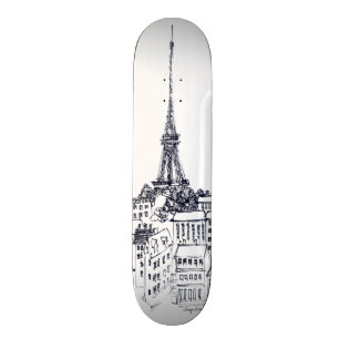 Eiffelturm Skateboard