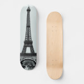 Eiffelturm-Skateboard Skateboard (Vorderseite)