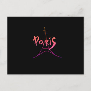 Eiffelturm Skizze Paris Frankreich Postkarte
