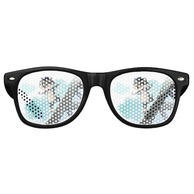 Eiffelturm-Sonnenbrille Partybrille (Vorderseite)