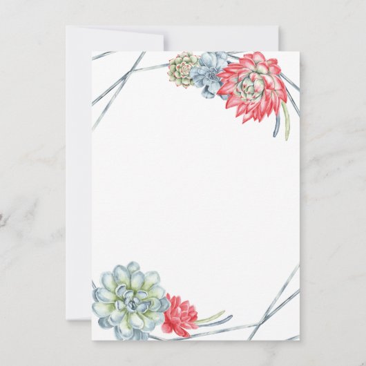 Eiffelturm, Sukkulturrente Einladung (Rückseite)