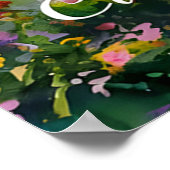 Eiffelturm Sunrise in Paris Poster (Ecke)