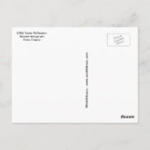 Eiffelturm - Surreal Art, Paris, Frankreich Postca Postkarte (Rückseite)