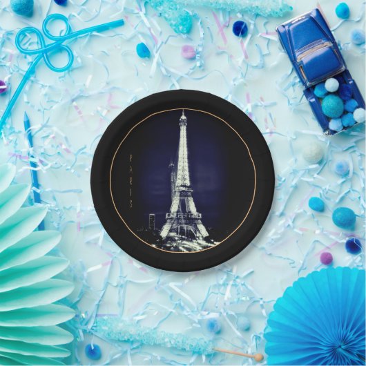 Eiffelturm & Surreal Paris Art/Liebe Frankreich BV Pappteller (Party)