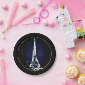 Eiffelturm & Surreal Paris Art/Liebe Frankreich BV Pappteller (Party)