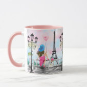 Eiffelturm Tasse Geschenk Frau in Paris (Links)