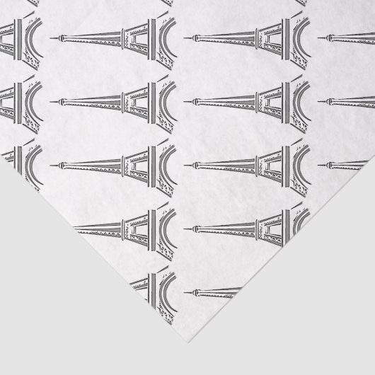 Eiffelturm-Tissue Seidenpapier (Ausschnitt)