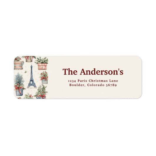 Eiffelturm, Topiaries Paris Weihnachtsadresse (Vorne)