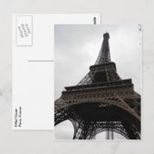 Eiffelturm (Tour Eiffel) Paris, Frankreich Postkarte (Vorne/Hinten)
