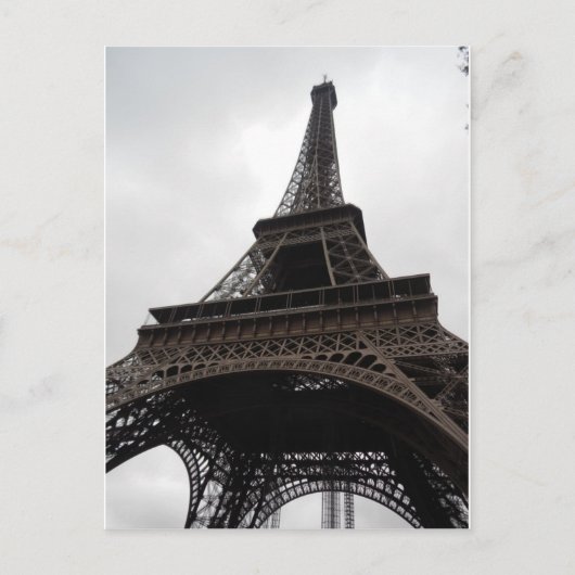 Eiffelturm (Tour Eiffel) Paris, Frankreich Postkarte (Vorderseite)
