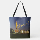 Eiffelturm Tower Tasche (Rückseite)