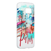 Eiffelturm Treffpunkt Mich Pariser Wasserfarben Sp Case-Mate Samsung Galaxy Hülle (Rückseite/rechts)