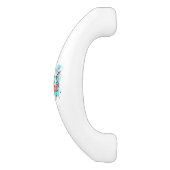 Eiffelturm Treffpunkt Mich Pariser Wasserfarben Sp Keramik Schrankknauf (Seitenansicht)