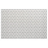 Eiffelturm-Tupfen-u. Herz-Muster Stoff (Fat Quarter (45,7 x 55,9 cm))