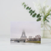 Eiffelturm und Bir-hakeim-Brücke an einem schönen Postkarte (Stehend Vorderseite)