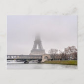 Eiffelturm und Bir-hakeim-Brücke an einem schönen Postkarte (Vorderseite)