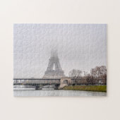 Eiffelturm und Bir-hakeim-Brücke an einem schönen Puzzle (Horizontal)