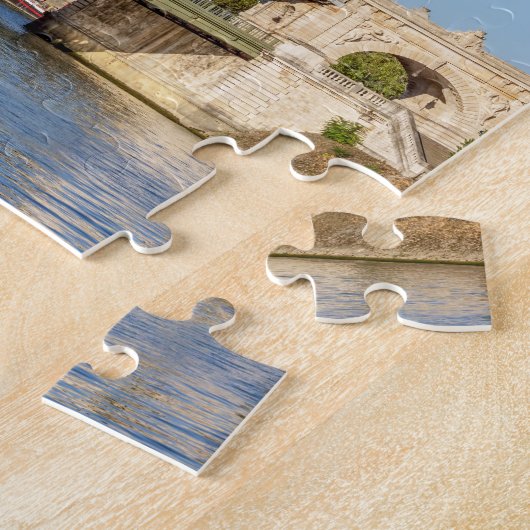 Eiffelturm und Brücke Bir-hakeim - Paris, Frankrei Puzzle (Seite)