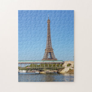 Eiffelturm und Brücke Bir-hakeim - Paris, Frankrei Puzzle