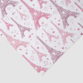 Eiffelturm und Herz Seidenpapier (Ausschnitt)