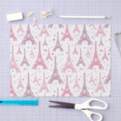 Eiffelturm und Herz Seidenpapier (Handwerk)