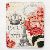 Eiffelturm und Hydrangea Mousepad (Vorne)