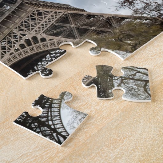 Eiffelturm und Karussell - Paris, Frankreich, Euro Puzzle (Seite)