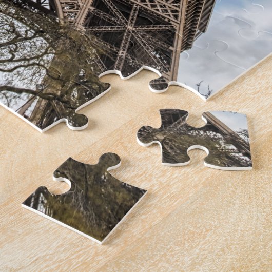 Eiffelturm und Karussell - Paris, Frankreich, Euro Puzzle (Seite)