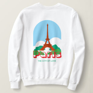 Eiffelturm und Paris Sweatshirt