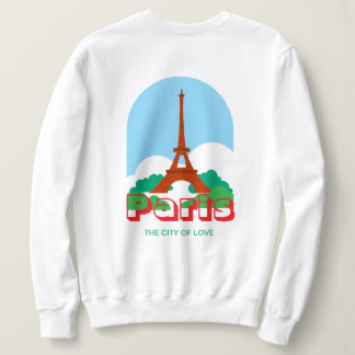 Eiffelturm und Paris Sweatshirt