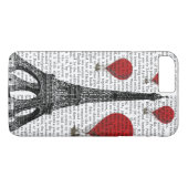 Eiffelturm und Red Hot Air Balloons Case-Mate iPhone Hülle (Rückseite (Horizontal))