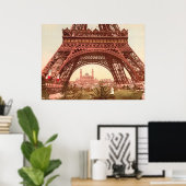 Eiffelturm und Trocadero Poster (Heimbüro)