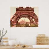 Eiffelturm und Trocadero Poster (Küche)