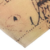 Eiffelturm und Tulpe Tischdecke (Schrägansicht)