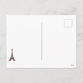 Eiffelturm und Winter Macarons Weihnachten (Rückseite)