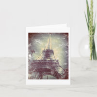 Eiffelturm, Vintag-Angeredet, leer