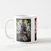 Eiffelturm Vintage Kunst Kaffeetasse (Links)
