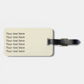 Eiffelturm Vintager französischer Gepäckträger Gepäckanhänger (Rückseite horizontal)