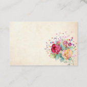 Eiffelturm Visitenkarte (Rückseite)