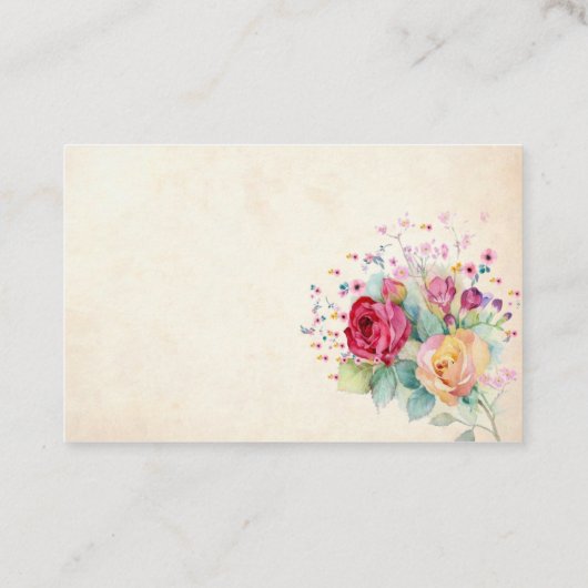 Eiffelturm Visitenkarte (Rückseite)