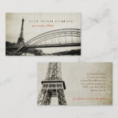 Eiffelturm - Visitenkarte (Vorne/Hinten)