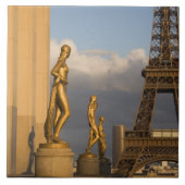 Eiffelturm vom Palais de Chaillot, Paris, Fliese (Vorderseite)