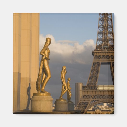 Eiffelturm vom Palais de Chaillot, Paris, Magnet (Vorne)