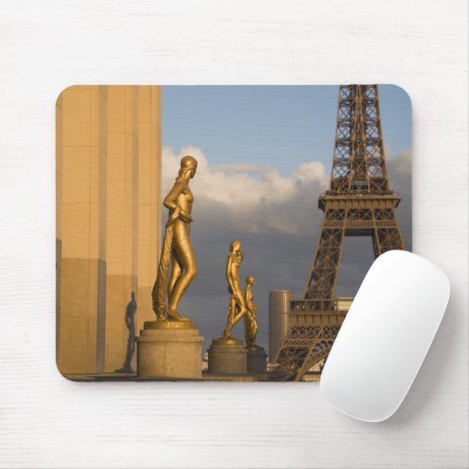 Eiffelturm vom Palais de Chaillot, Paris, Mousepad (Mit Mouse)