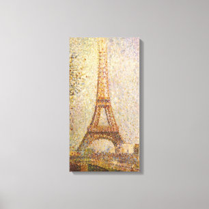Eiffelturm von Georges Seurat, Vintage Fine Art Leinwanddruck