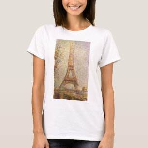 Eiffelturm von Georges Seurat, Vintage Fine Art T-Shirt