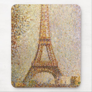 Eiffelturm von Georges Seurat, Vintage Kunst Mousepad