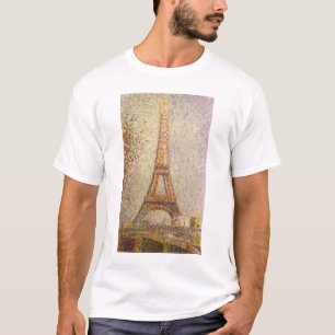 Eiffelturm von Georges Seurat, Vintage Kunst T-Shirt